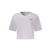 Fila Pink Cotton Women T-Shirt